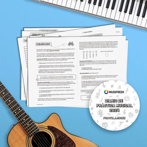 Diario de Práctica Musical MUSIFREEK 2024 en PDF